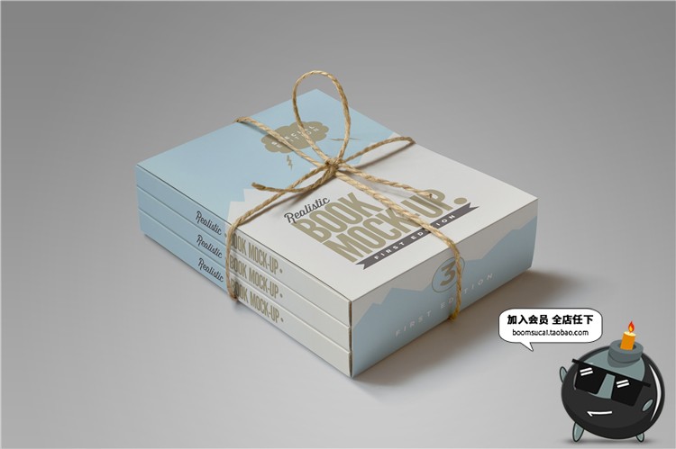 图片[26]-烫金银精装平装书籍封面封底封套装帧设计PSD文创样机PS素材-设计猿