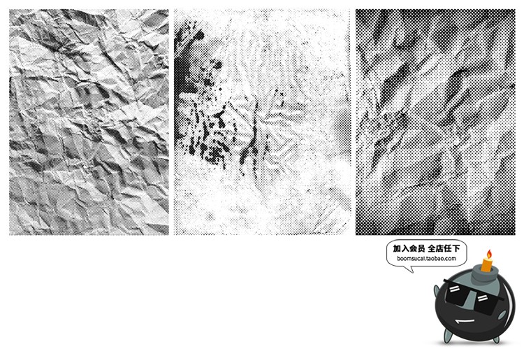 图片[2]-复古做旧破损褶皱风格肌理纹理背景AI矢量JPG图片合成PS设计素材-设计猿