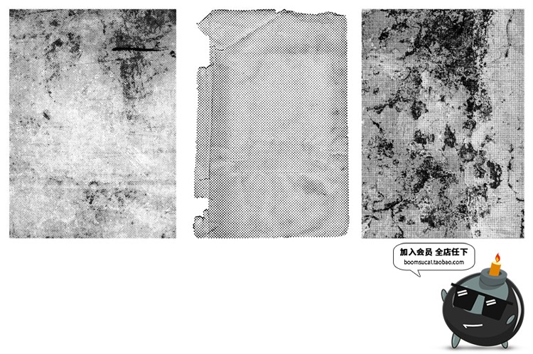 图片[5]-复古做旧破损褶皱风格肌理纹理背景AI矢量JPG图片合成PS设计素材-设计猿