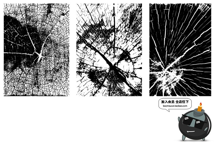 图片[14]-复古做旧破损褶皱风格肌理纹理背景AI矢量JPG图片合成PS设计素材-设计猿