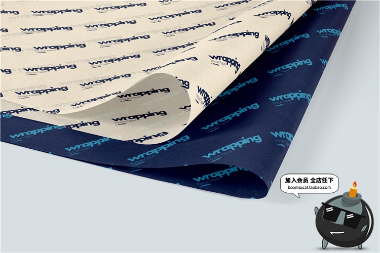 图片[11]-礼品包装纸背景墙纸PS图案效果图展示VI贴图文创样机PSD模板素材-设计猿