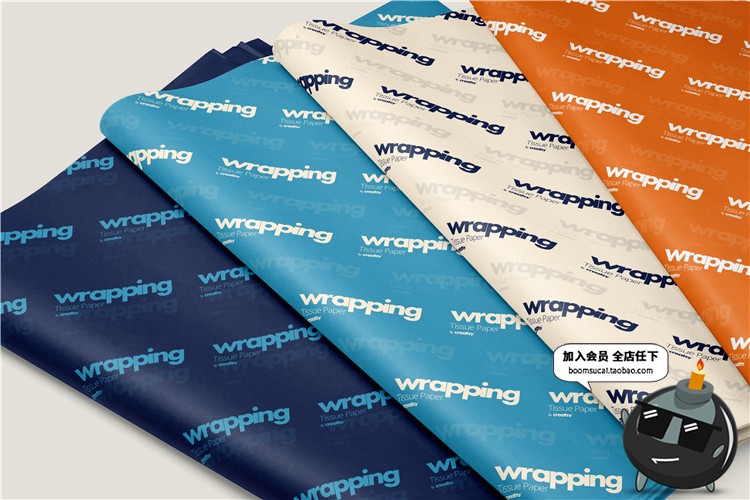 图片[15]-礼品包装纸背景墙纸PS图案效果图展示VI贴图文创样机PSD模板素材-设计猿