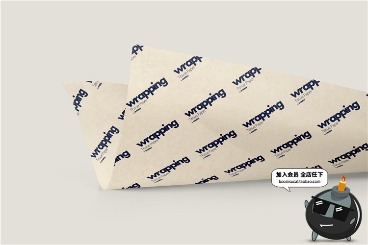 图片[19]-礼品包装纸背景墙纸PS图案效果图展示VI贴图文创样机PSD模板素材-设计猿