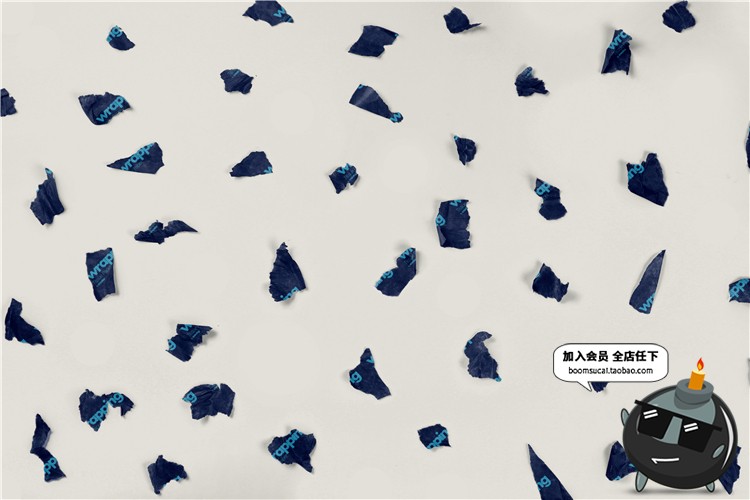 图片[31]-礼品包装纸背景墙纸PS图案效果图展示VI贴图文创样机PSD模板素材-设计猿