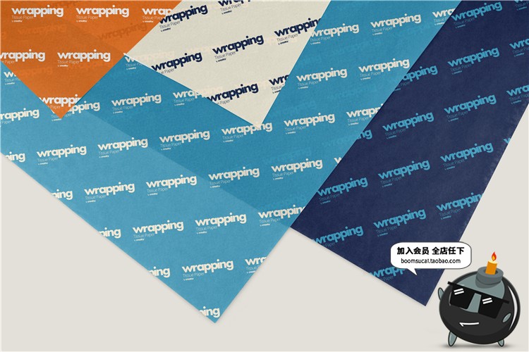 图片[32]-礼品包装纸背景墙纸PS图案效果图展示VI贴图文创样机PSD模板素材-设计猿