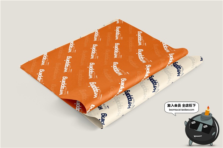 图片[35]-礼品包装纸背景墙纸PS图案效果图展示VI贴图文创样机PSD模板素材-设计猿