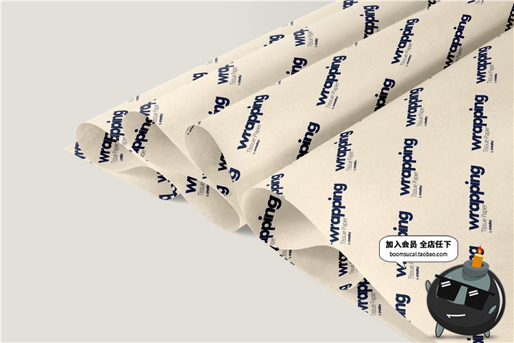 图片[39]-礼品包装纸背景墙纸PS图案效果图展示VI贴图文创样机PSD模板素材-设计猿