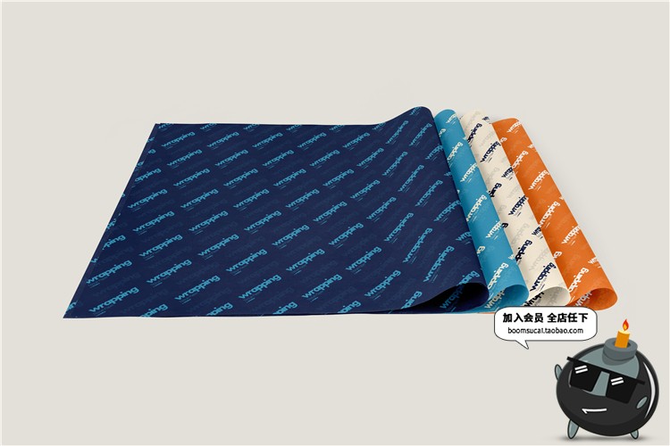 图片[40]-礼品包装纸背景墙纸PS图案效果图展示VI贴图文创样机PSD模板素材-设计猿