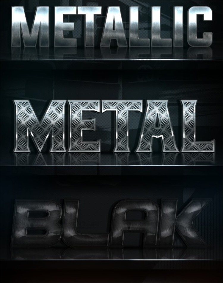 图片[4]-金属质感特效银铁金艺术字效果字体叠加PS样式元素设计ASL素材-设计猿