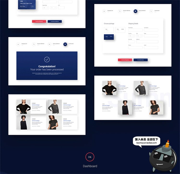 图片[10]-炫酷网页网站页面Banner首图蓝web设计UI模板PSD分层源文件PS素材-设计猿