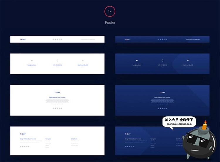图片[21]-炫酷网页网站页面Banner首图蓝web设计UI模板PSD分层源文件PS素材-设计猿