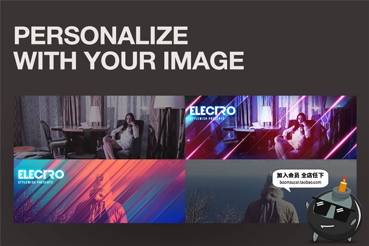 图片[1]-炫酷特效运动大气banner个人照片光效效果叠加PSD模板设计PS素材-设计猿