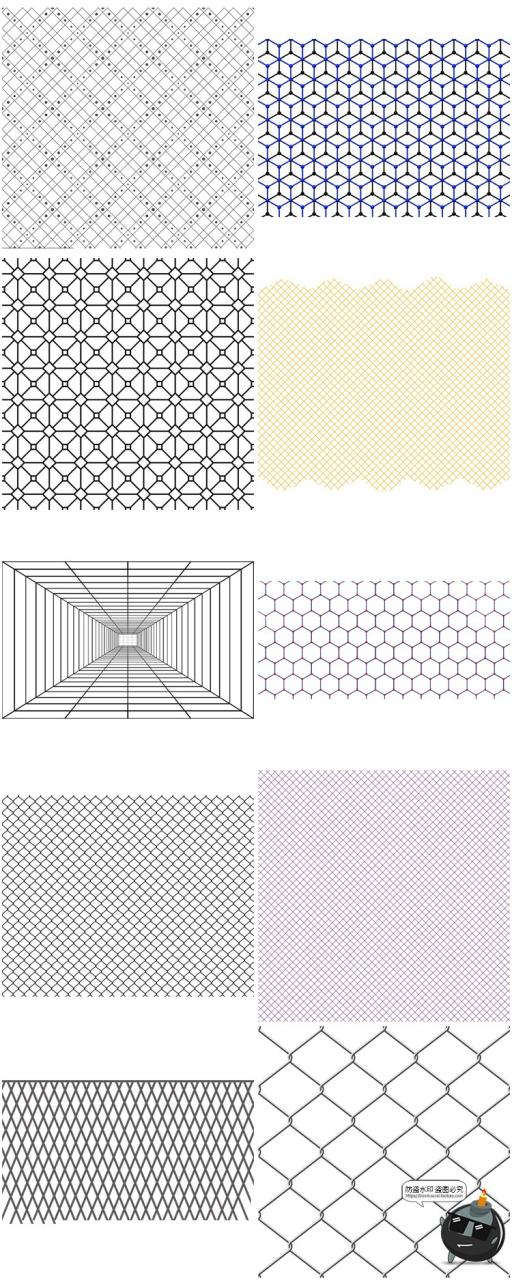 图片[3]-科技网络横竖线条网状方格参考线虚线免抠PNG透明背景图片PS素材-设计猿