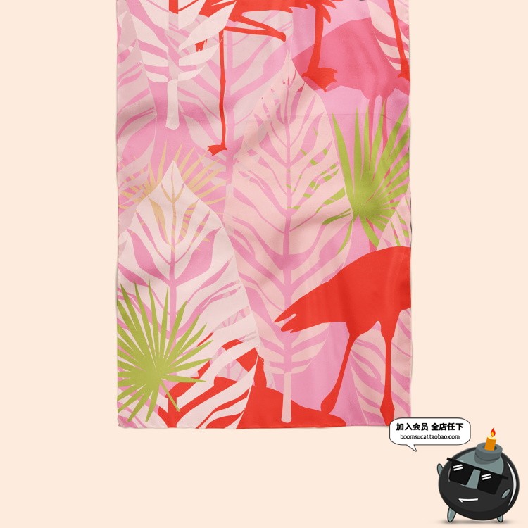 图片[2]-纯色丝巾手帕印花标志宣传vi展示效果PSD贴图样机设计PS素材-设计猿