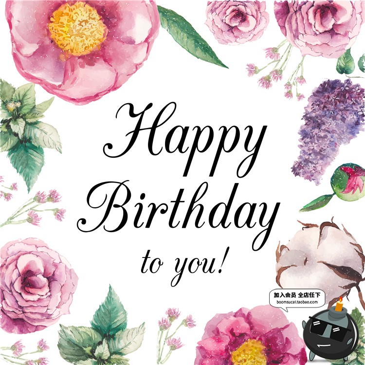 图片[2]-唯美森系水彩风花朵花卉热气球彩旗花环PNG免抠AI矢量设计PS素材-设计猿