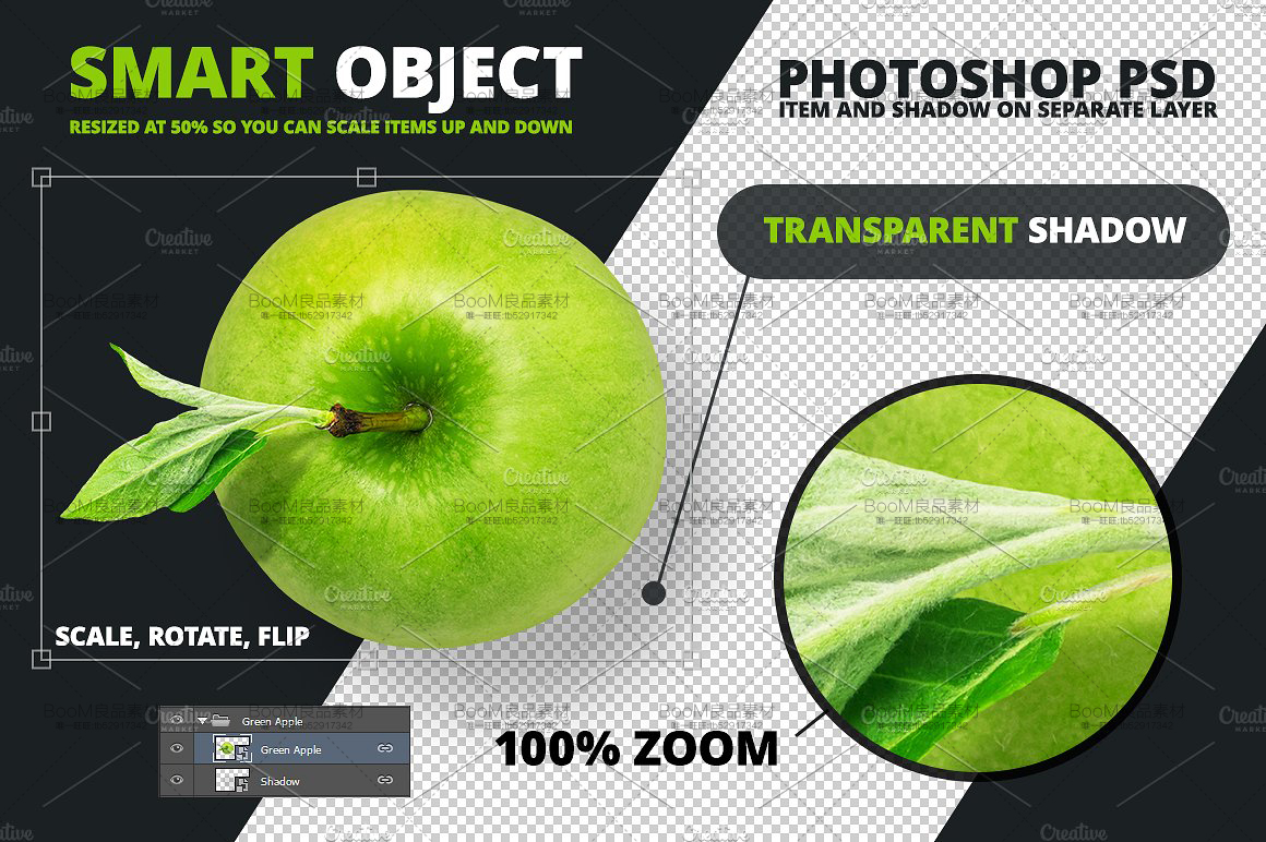 图片[2]-苹果葡萄梨子水果美食高清图片宣传单海报设计背景PSD元素素材图-设计猿