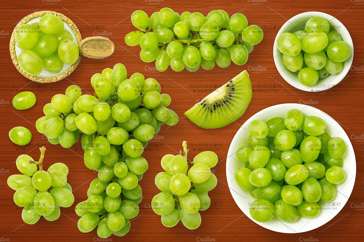 图片[5]-苹果葡萄梨子水果美食高清图片宣传单海报设计背景PSD元素素材图-设计猿