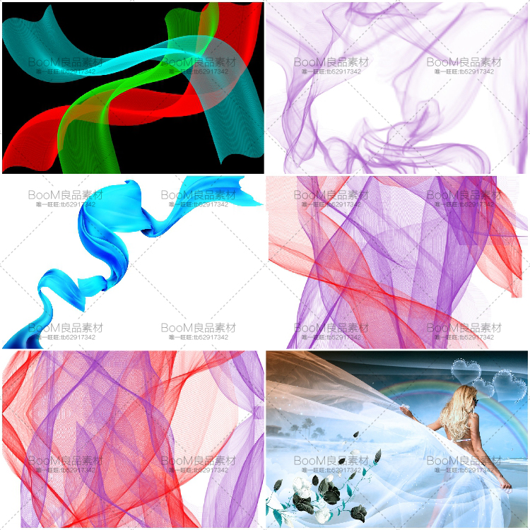 图片[1]-中国风红绸飘带丝绸丝巾图片绸缎红丝带飘扬透明PSD模板分层素材-设计猿