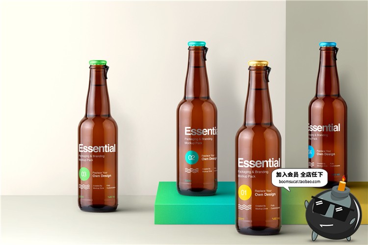 图片[22]-产品包装Logo展示贴图样机PSD模板vi文创提案设计样机PS素材合集-设计猿