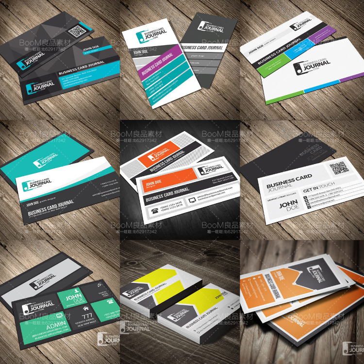 图片[2]-国外商务办公简约高清个人名片卡片PSD分层模板平面设计PS素材-设计猿