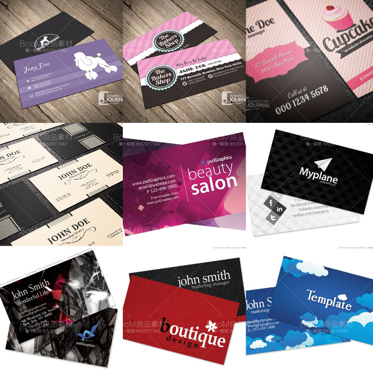 图片[5]-国外商务办公简约高清个人名片卡片PSD分层模板平面设计PS素材-设计猿