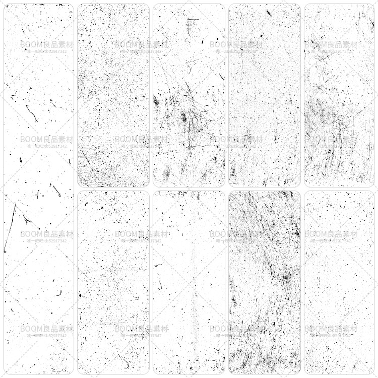 图片[2]-灰尘划痕斑驳刮痕噪点质感PNG免扣图片叠加后期合成纹理PS素材-设计猿