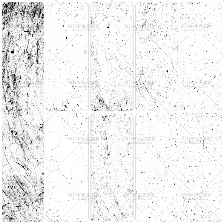 图片[3]-灰尘划痕斑驳刮痕噪点质感PNG免扣图片叠加后期合成纹理PS素材-设计猿