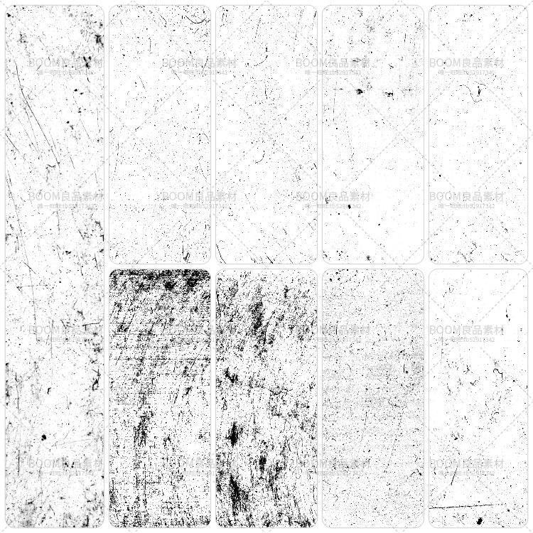 图片[6]-灰尘划痕斑驳刮痕噪点质感PNG免扣图片叠加后期合成纹理PS素材-设计猿