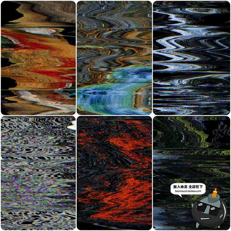 图片[7]-屏幕信号混乱数字信号视觉失真故障创意抽象纹理背景JPG图片素材-设计猿