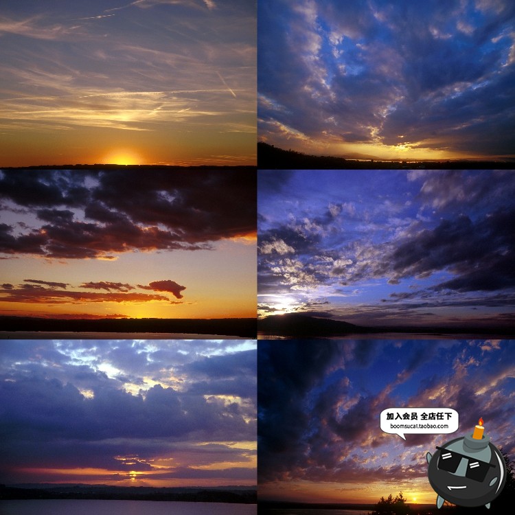 图片[4]-高清天空云彩JPG图片夕阳蓝天白云背景图影楼婚纱后期平面PS素材-设计猿