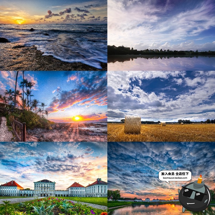 图片[10]-高清天空云彩JPG图片夕阳蓝天白云背景图影楼婚纱后期平面PS素材-设计猿