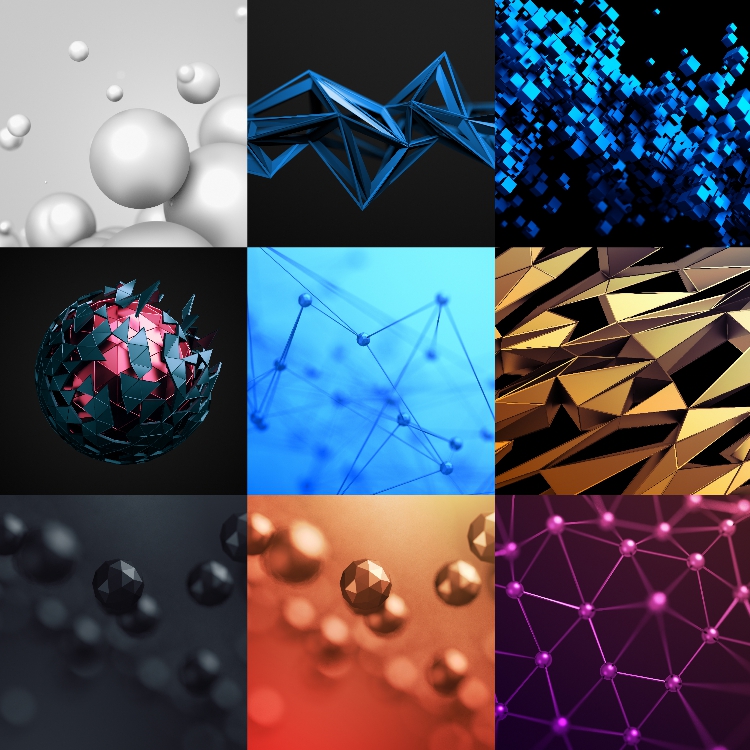 图片[3]-科技感时尚创意炫酷3D立体空间背景底纹PS图库高清JPG图片素材-设计猿