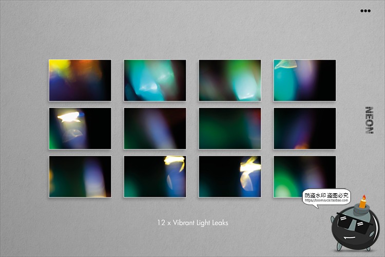 图片[7]-潮流霓虹灯光影酒吧夜店赛博朋克漏光晕特效JPG图片黑底合成素材-设计猿