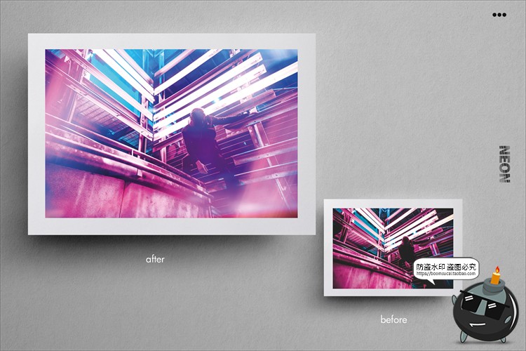 图片[8]-潮流霓虹灯光影酒吧夜店赛博朋克漏光晕特效JPG图片黑底合成素材-设计猿