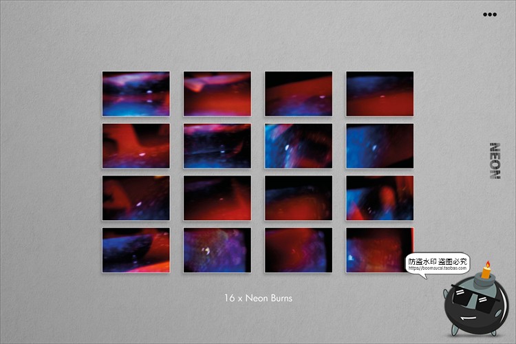 图片[15]-潮流霓虹灯光影酒吧夜店赛博朋克漏光晕特效JPG图片黑底合成素材-设计猿