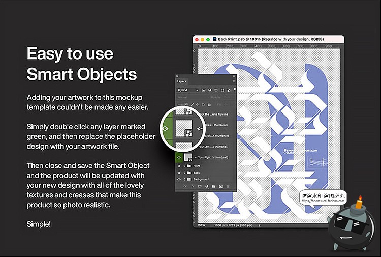 图片[6]-潮牌潮流连帽衫卫衣图案印花效果图展示智能贴图样机PSD模板素材-设计猿