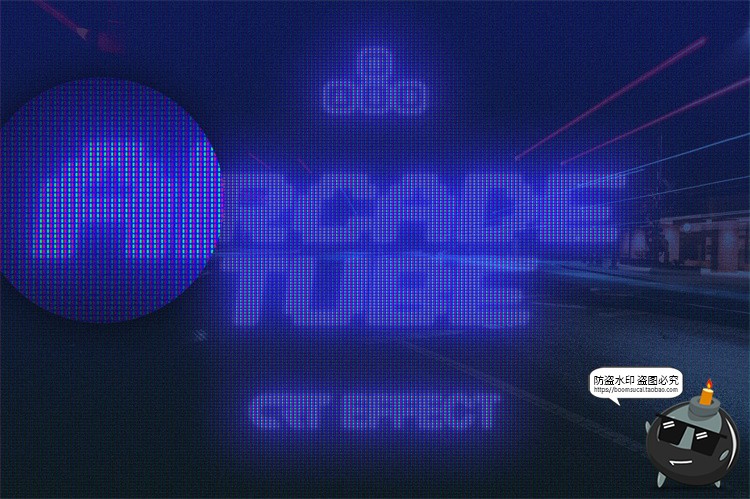 图片[1]-像素化特效复古街机游戏颗粒显示器效果样机后期PSD模板PS素材-设计猿