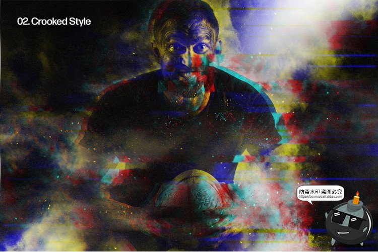 图片[5]-未来迷幻酸性信号故障艺术图片扭曲错误模糊特效样机PSD模板素材-设计猿