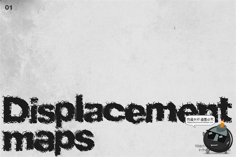 图片[3]-失真动力学位移滤镜贴图磨损故障扭曲字体海报变形特效模板PS素材-设计猿