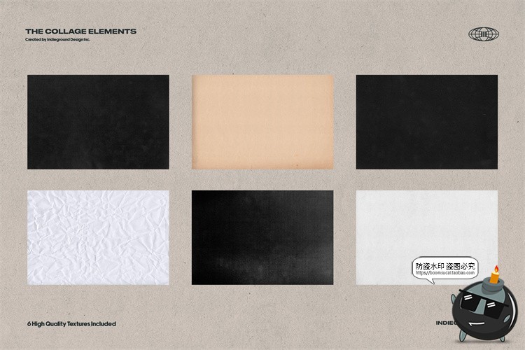 图片[20]-美式潮流复古美学老式杂志明信片书籍报纸剪贴艺术品插画PNG素材-设计猿