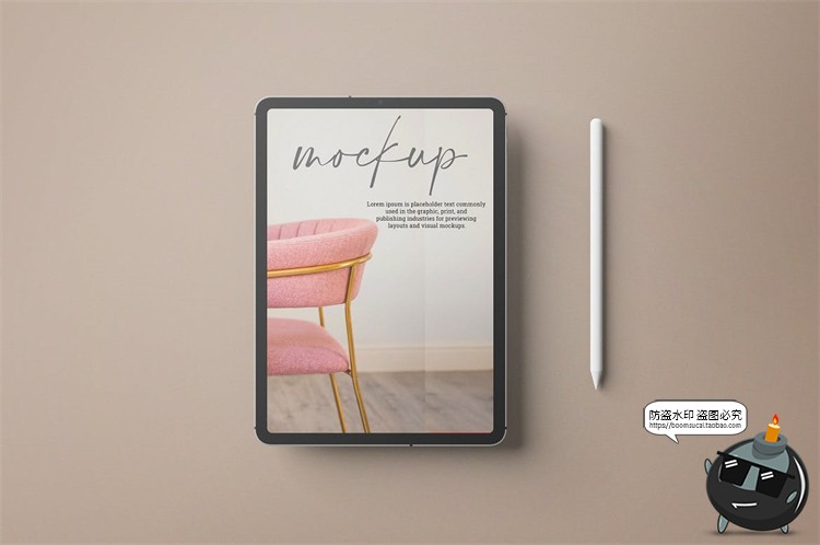 图片[2]-平板电脑大屏幕电子设备模型mockups智能贴图样机PSD模板PS素材-设计猿