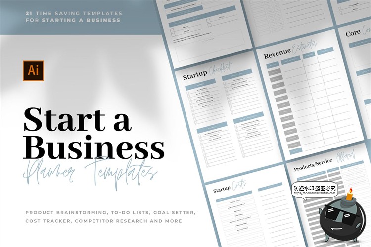 图片[1]-工作计划表格表单事项排列日程规划排版网格格子AI矢量模板素材-设计猿