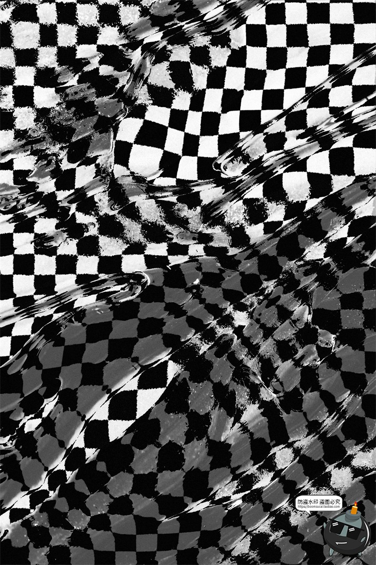 图片[4]-潮流扭曲方格故障风错乱空间褶皱效果纹理底纹背景JPG图片素材-设计猿