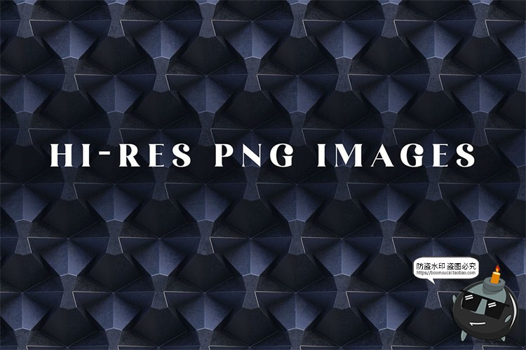 图片[3]-创意黑色几何金属质感铁块铁面墙面冰冷背景底纹纹理JPG图片素材-设计猿