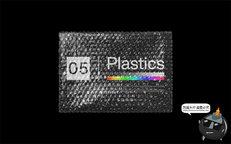 图片[6]-塑料薄膜书本杂志破损效果气泡袋包装智能贴图样机PSD模板PS素材-设计猿