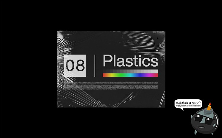 图片[8]-塑料薄膜书本杂志破损效果气泡袋包装智能贴图样机PSD模板PS素材-设计猿