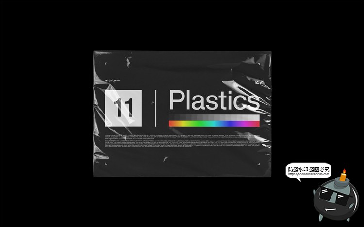 图片[11]-塑料薄膜书本杂志破损效果气泡袋包装智能贴图样机PSD模板PS素材-设计猿