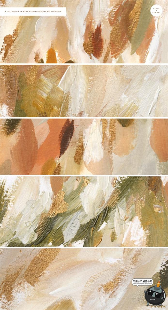 图片[2]-新潮轻奢金漆笔金贵触装饰油画图案纹理底纹肌理背景JPG图片素材-设计猿