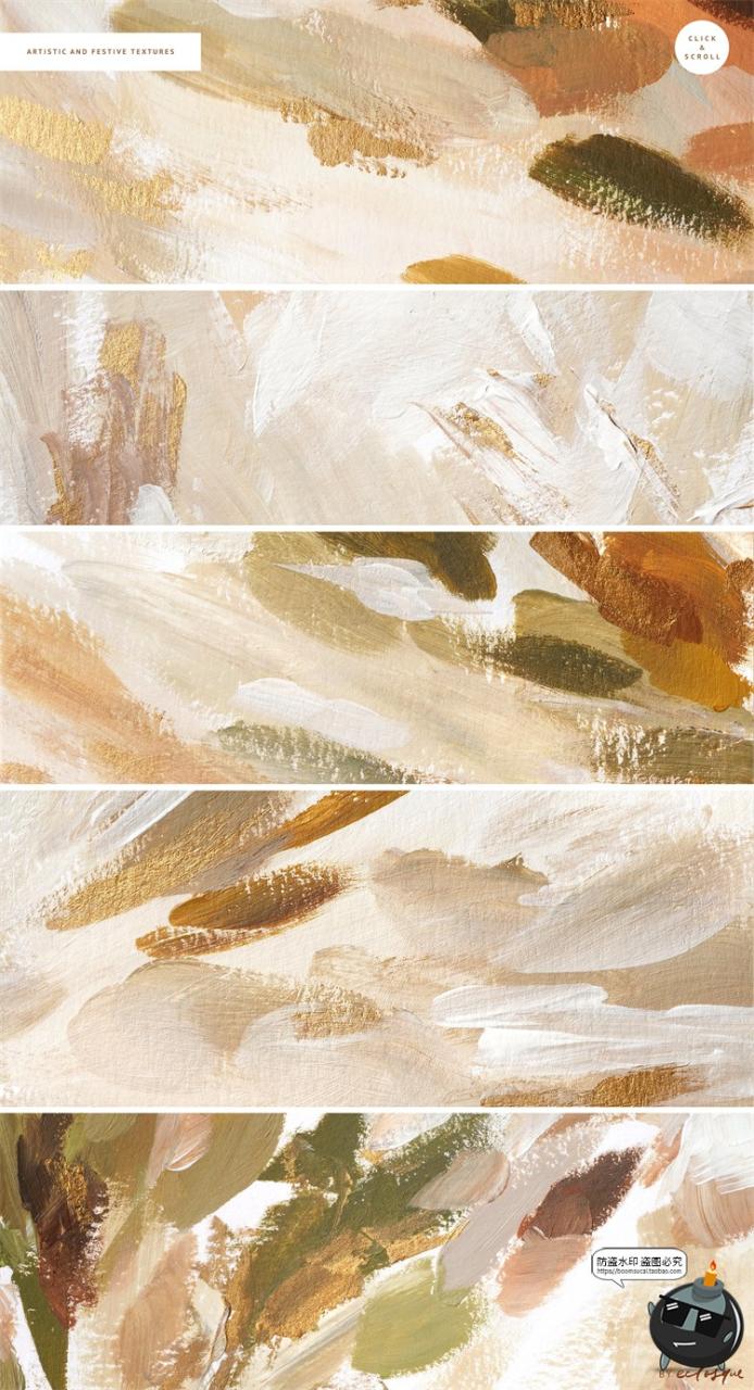 图片[6]-新潮轻奢金漆笔金贵触装饰油画图案纹理底纹肌理背景JPG图片素材-设计猿
