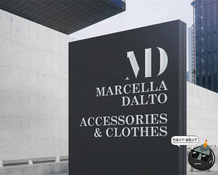 图片[4]-寻路户外标识牌导视牌路标指示牌方向牌地标牌样机PSD模板PS素材-设计猿